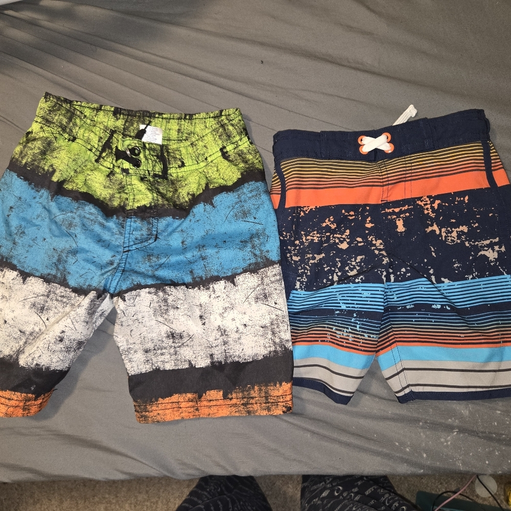 Cherokee Kids Vibrant Striped Shorts Set